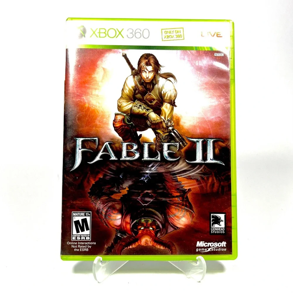 Fable II Xbox 360 Video Game Action RPG Lionhead Studios Microsoft CIB Flaw